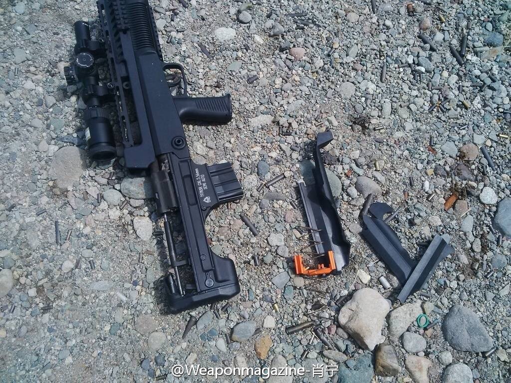 枪迷玩97式步枪炸膛下巴受伤 枪迷玩97式步枪炸膛下巴受伤