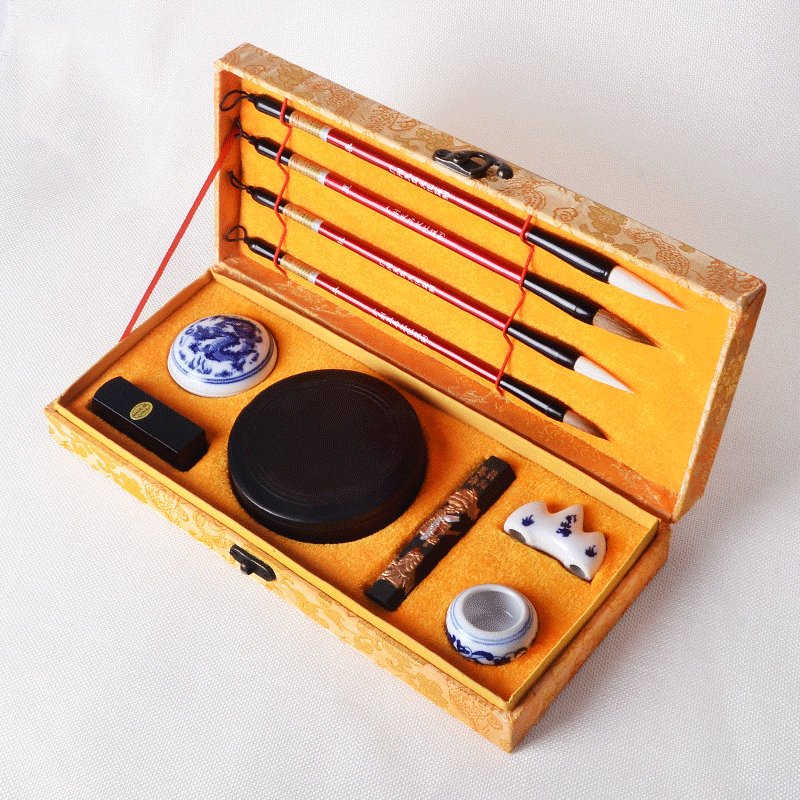 哇!美,美女大师现场写毛笔字,这字每一笔都太