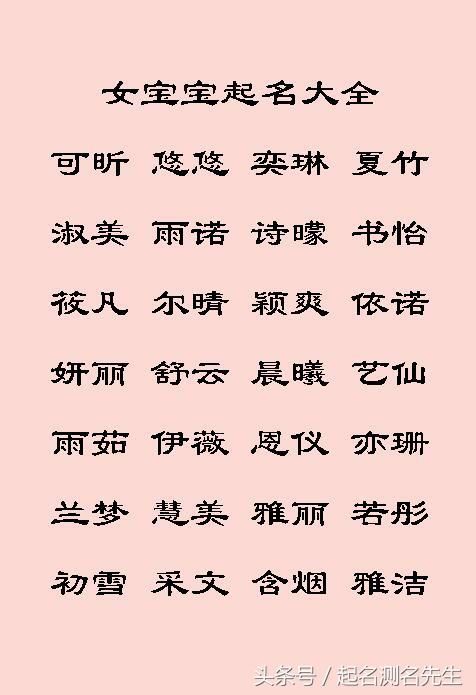 新生儿取名4个神器,分分钟给宝宝起个好名字!