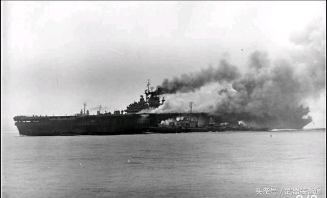 二战日本击沉美国航母全过程:毫无人性的自杀