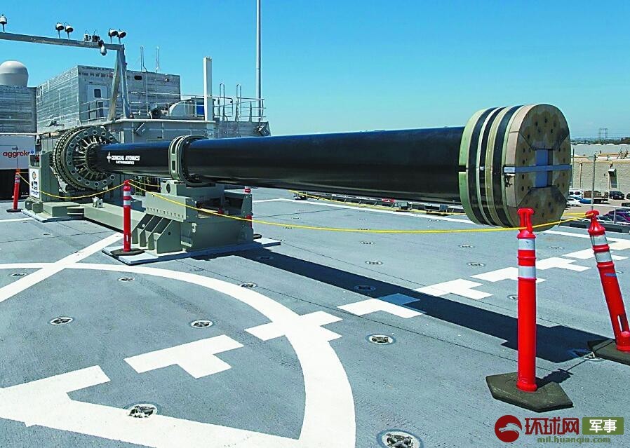 美称中国试射全球威力最大舰炮 美军备感焦虑