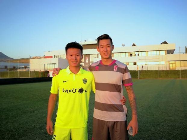 西乙B赛场现中国德比!林良铭、郝润泽热身赛重