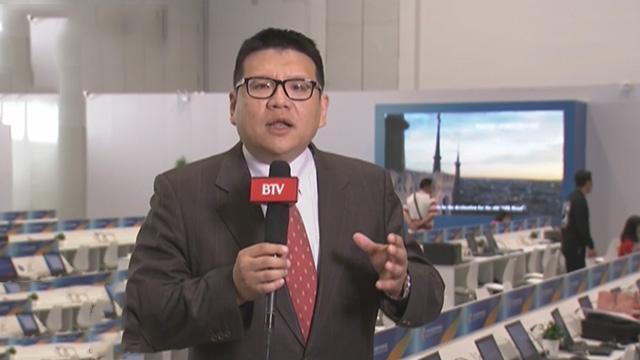 “一带一路”国际合作高峰论坛新闻中心试运行 “一带一路”国际合作高峰论坛新闻中心试运行