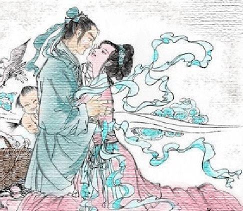 便是杜牧的"天阶夜色凉如水,卧看牵牛织女星"和秦观的"两情若是久长时