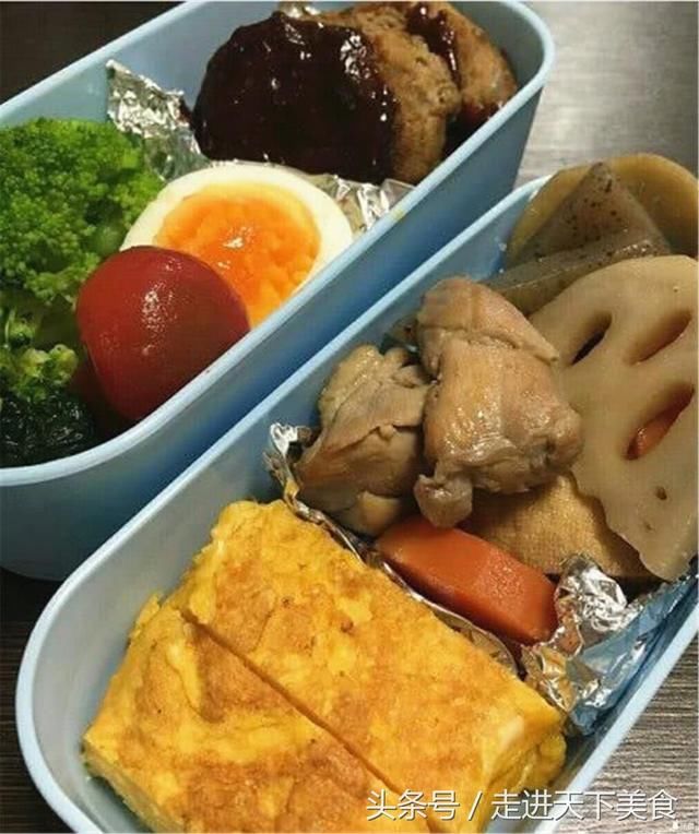 中国外卖对比日本上班族便当,网友:比不了啊