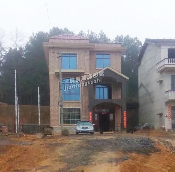 建房实拍:70平方米三层小户型农村自建房8x9米