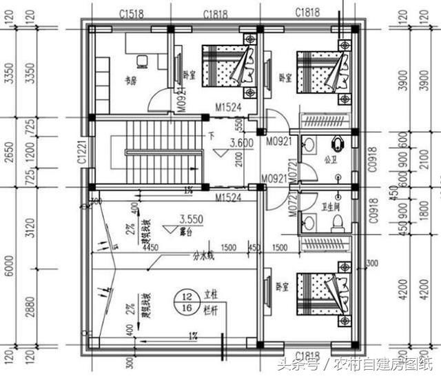 16套二层农村别墅图纸,第5套、9套最大气,最受