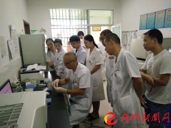 株洲市中心血站上门指导输血技术