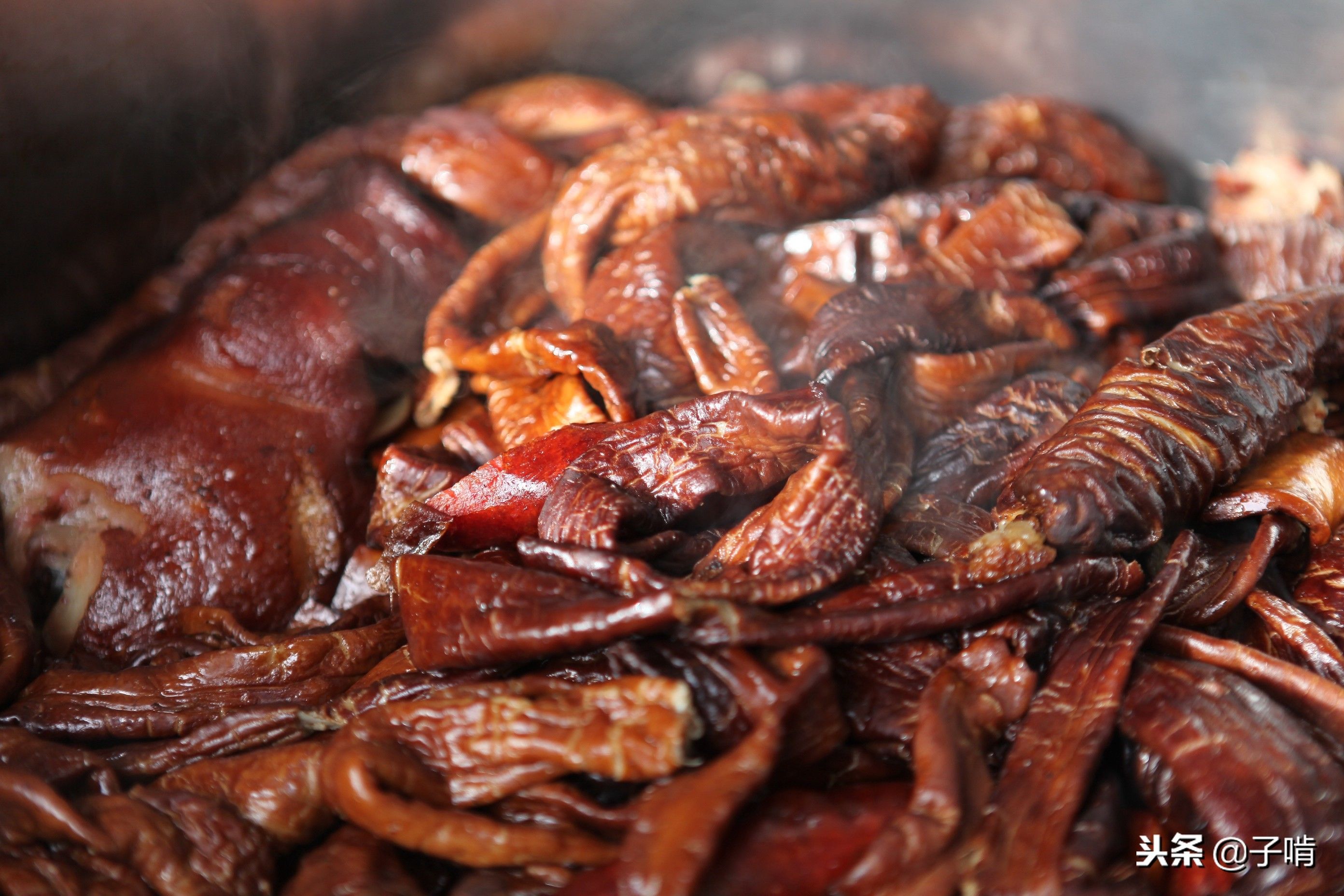 70元一斤的梆梆肉,全西安最重口味的下酒菜,想吃别处绝没有