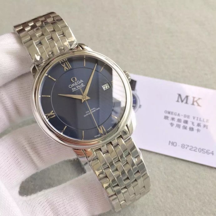 表妹腕表详解MK厂欧米茄蝶飞典雅系列男士腕