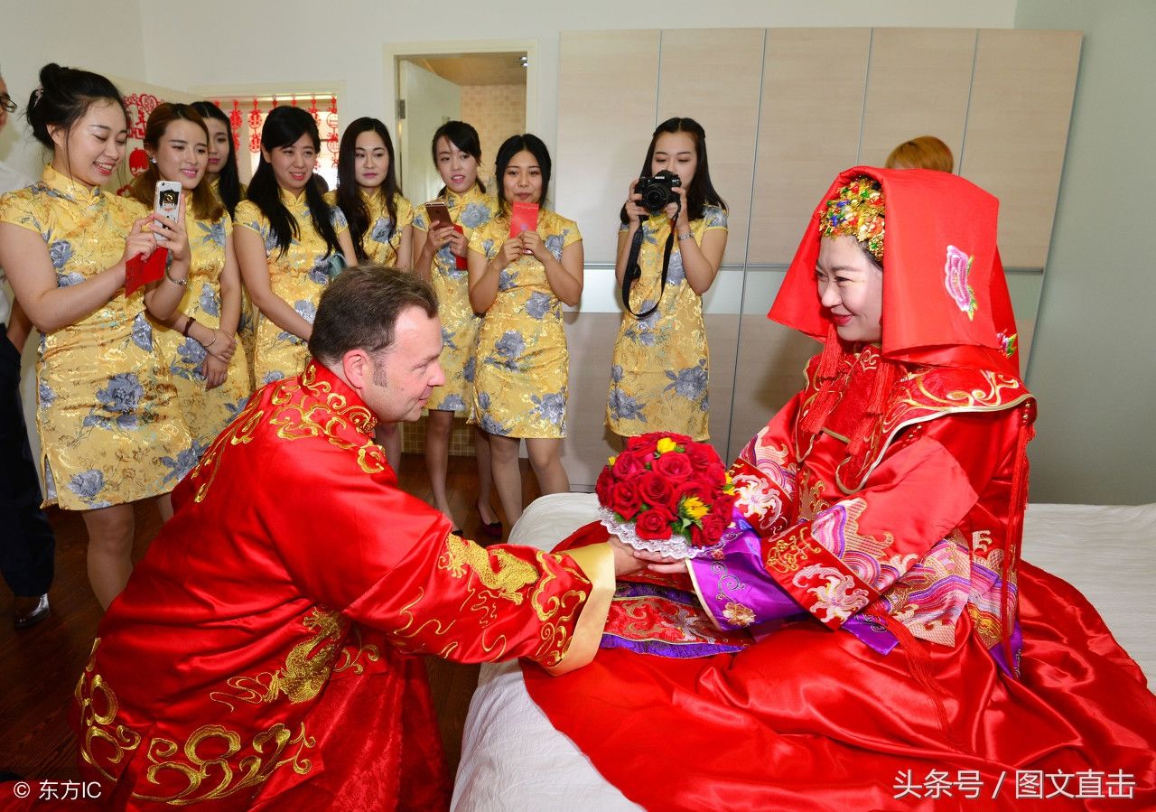 安徽姑娘嫁英国男子,原汁原味中式婚礼很拉风
