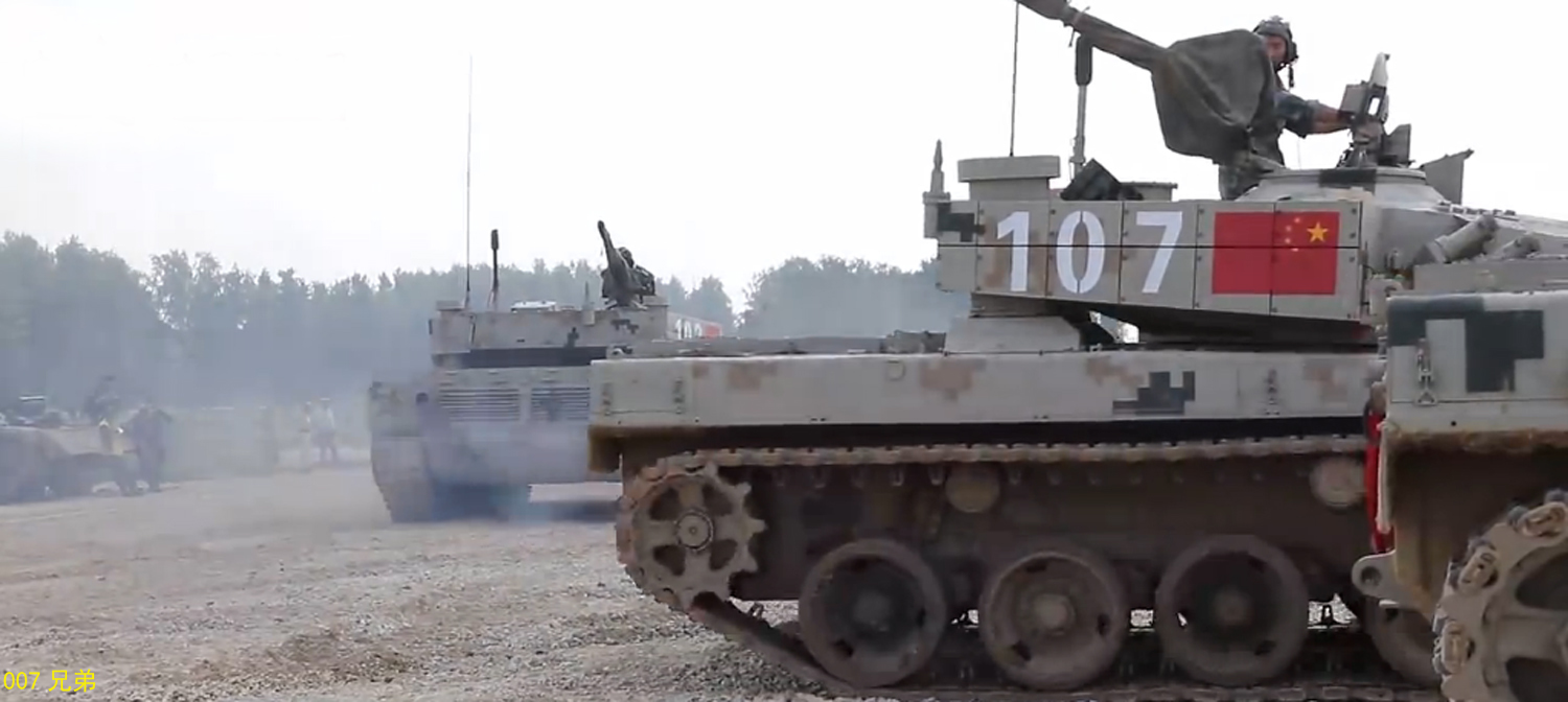 中国前两次比赛分别派出的坦克是96A和96A1
