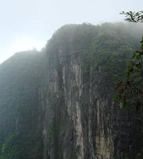 长沙张家界天门山一日游玻璃栈道很刺激,游记