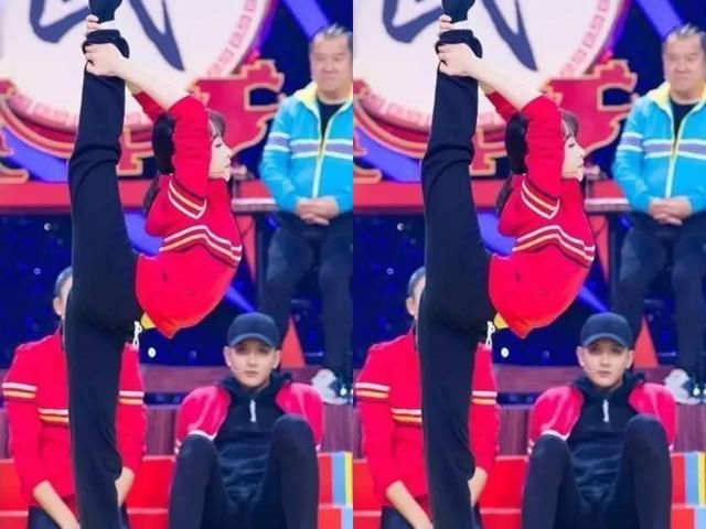 热巴一字马,宋茜一字马,都不如她的奇葩,网友