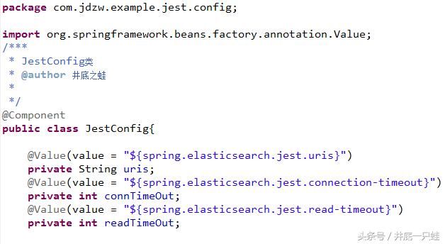 井底之蛙:Spring Boot之通过Jest操作Elasticsearch