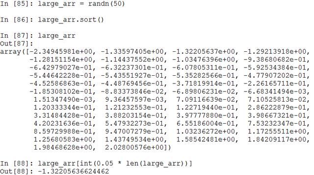 Python NumPy数组排序 唯一化以及其集合逻辑