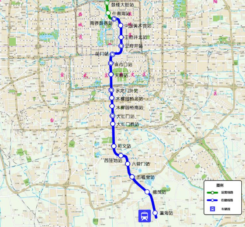 北京地铁26号线线路图图片