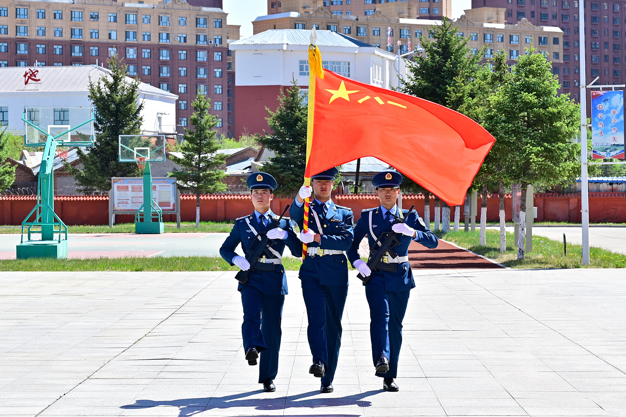 很燃!庄严宣誓仪式激发练兵备战热情_北京时间