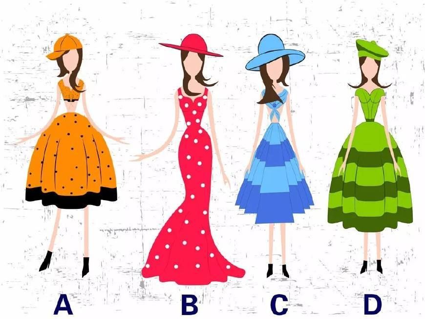 心理测试:选一条最时尚的裙子,测出你的玻璃心指数是多少?