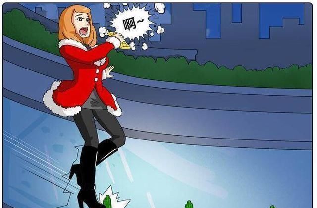 搞笑漫画:男孩手工制造黄瓜滑滑梯送女老师惊