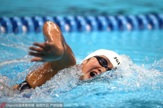 全锦赛200自王简嘉禾再胜李冰洁夺冠 优势超2