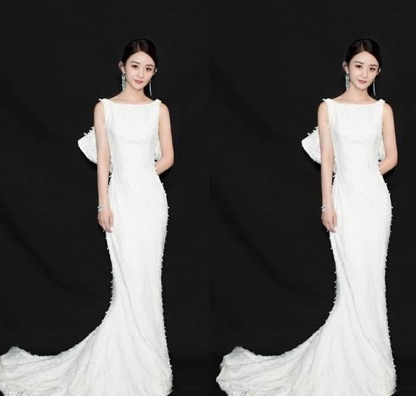 当女星穿上鱼尾裙,赵丽颖赢了迪丽热巴和林允