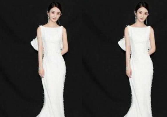 赵丽颖和其他3位女明星同穿鱼尾裙,哪位最美呢