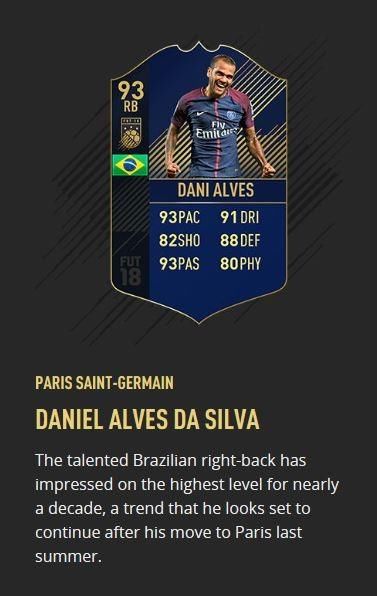 你会入手这些卡吗?FIFA 18年度最佳十一人详