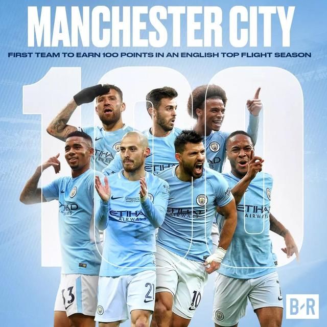 蓝月亮百分夺冠创造历史,五大联赛历史仅此四