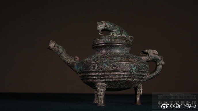 曾在英被拍卖的圆明园文物青铜“虎鎣”入藏中国国家博物馆