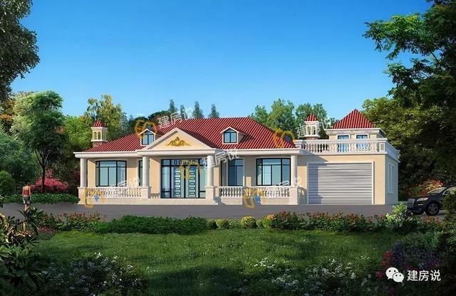 农村人改掉爱攀比的毛病,一层别墅建好了,效果