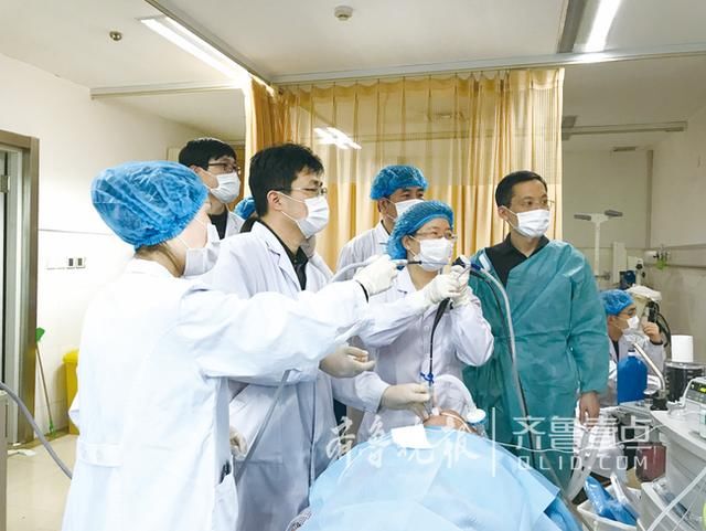 日照市人民医院完成首例全麻经支气管镜冷冻切