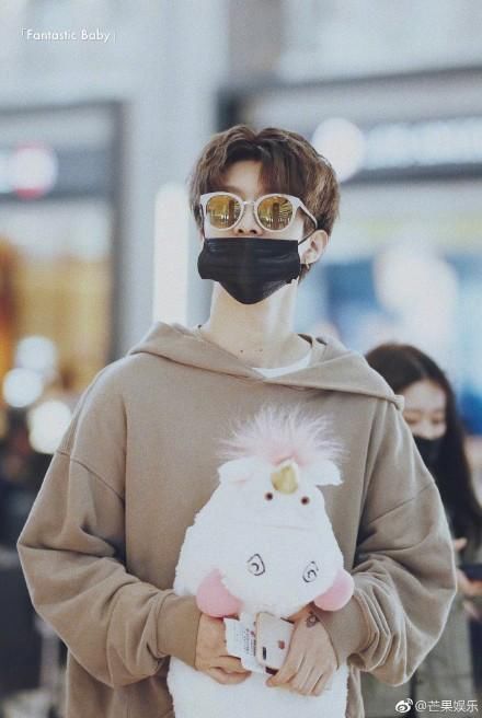 范丞丞抱独角兽,粉丝:寓意要在nine percent中做