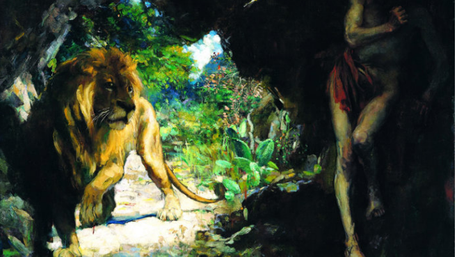 徐悲鸿油画巨作《奴隶与狮》时隔15年再现拍卖市场