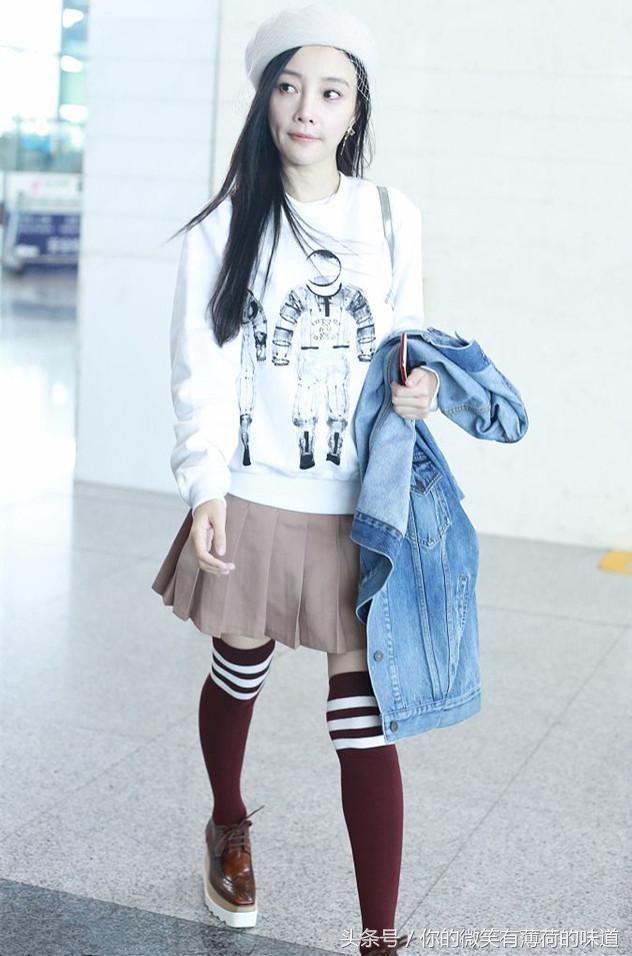 李小璐36岁穿16岁少女的衣服,网友:真不适合了