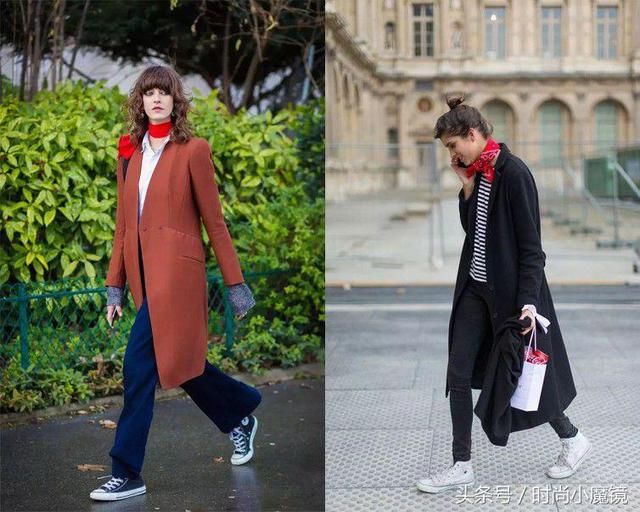 上千块大衣搭错鞋子, 掉价看着像几十块,没气