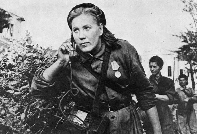 二战最彪悍的女兵,当美国女兵在搞后勤时,他们已经杀敌无数了