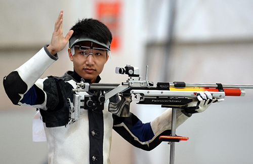 中国射击队里的“天才少年”——杨浩然 中国射击队里的“天才少年”——杨浩然