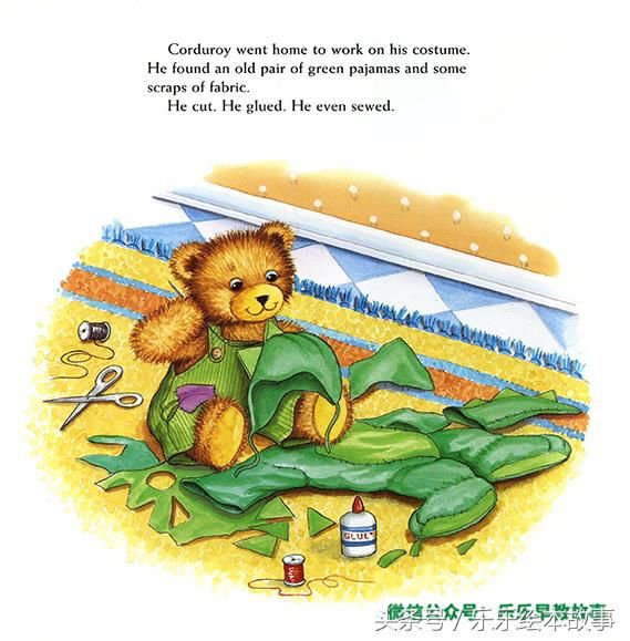 亲子阅读分享英文原版绘本灯绒小熊的万圣节!