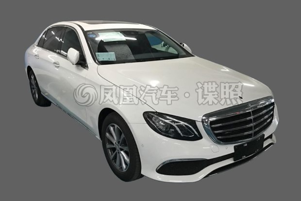 全液晶仪表缺席 北京奔驰E 180 L谍照