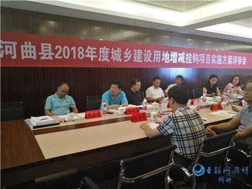 省市专家对河曲县城乡建设用地增减挂钩项目实