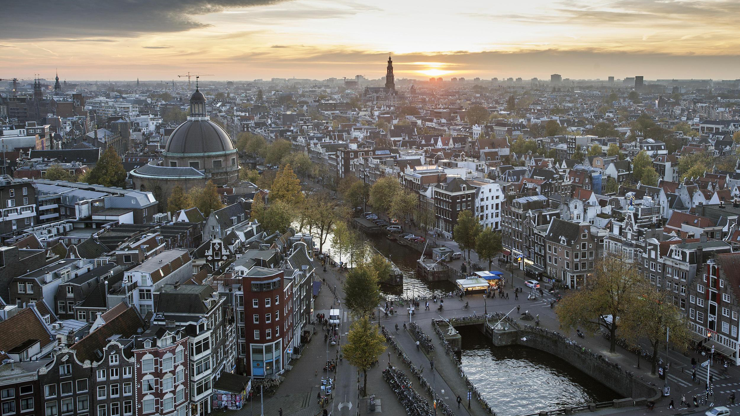 阿姆斯特丹运河区（荷兰）Canal Area of Amsterdam (Netherlands)