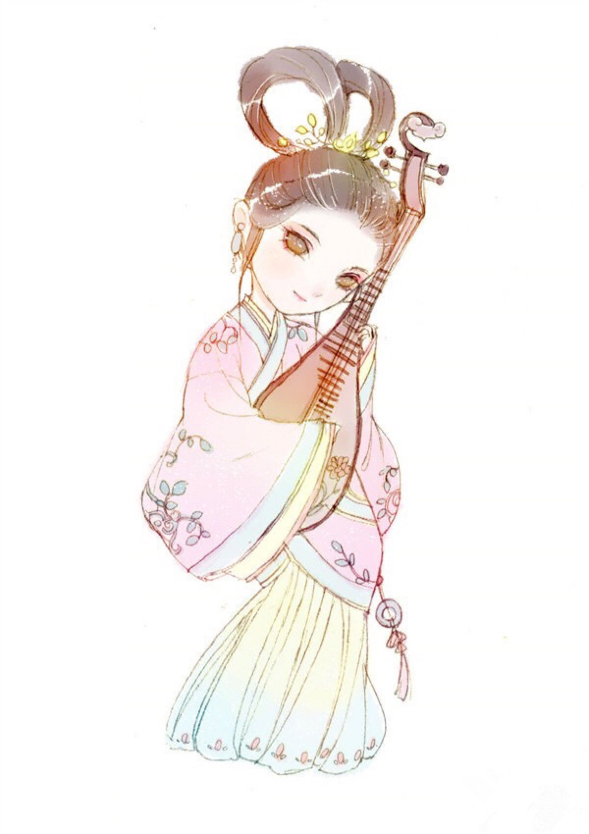 唯美手绘国风汉服,有小清新萌萌哒,有妩媚动人