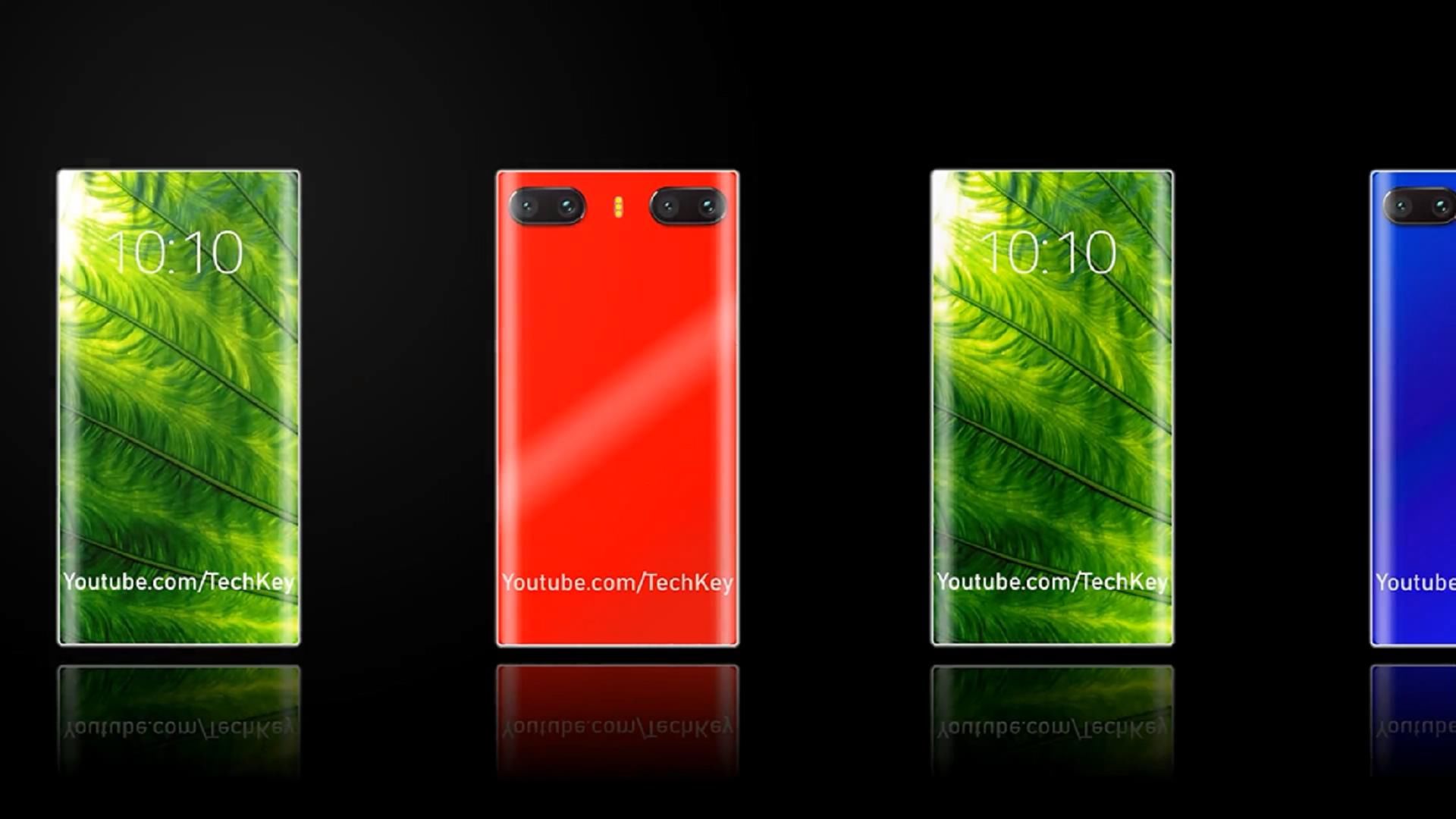 摩托罗拉刀锋V4概念图:后置四镜头 没有刘海屏