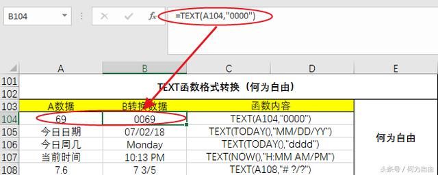 技巧|EXCEL 用函数转换格式,不如用text函数来