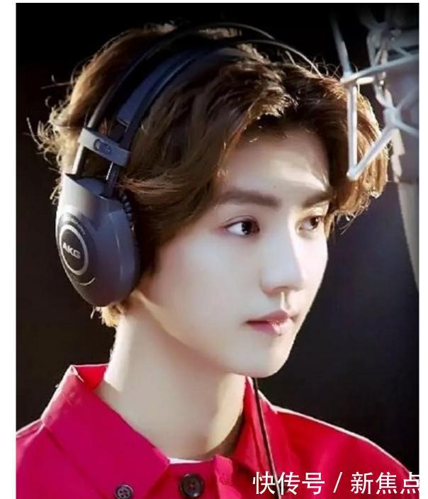 蔡徐坤、鹿晗、王俊凯等hold住中分发型的真男