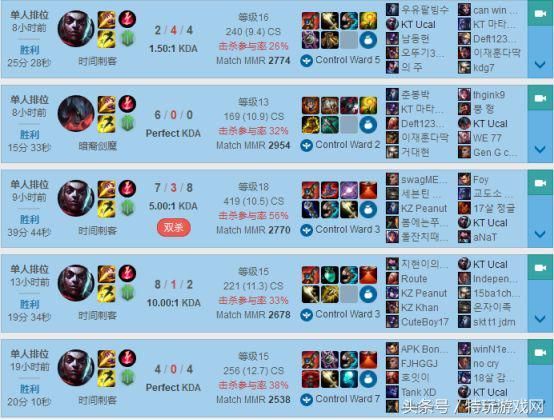 LOL电刑三环一套带走 韩服王者套路惩戒艾克