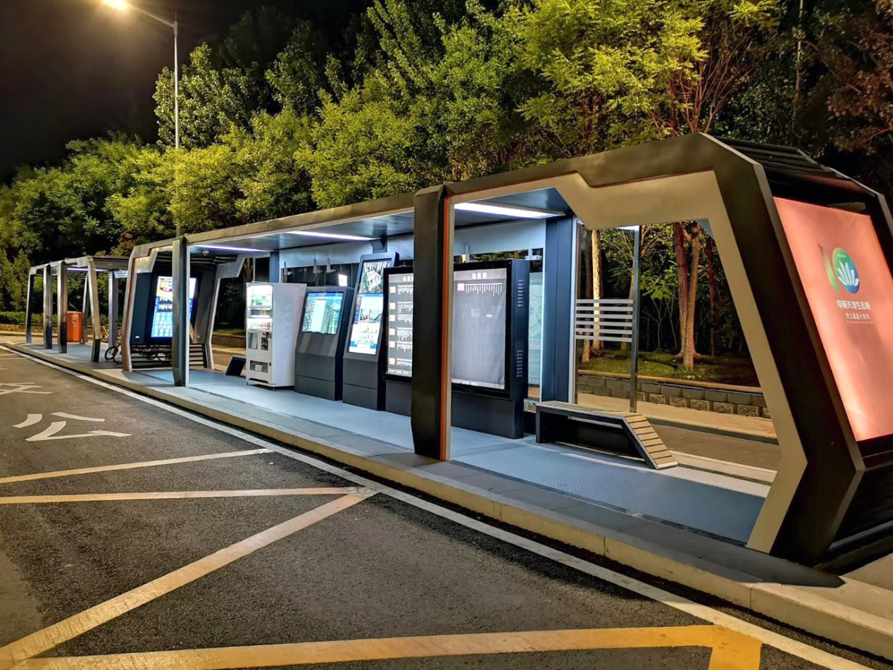 汉能智慧公交站台再落一城 助力天津中新生态城建设