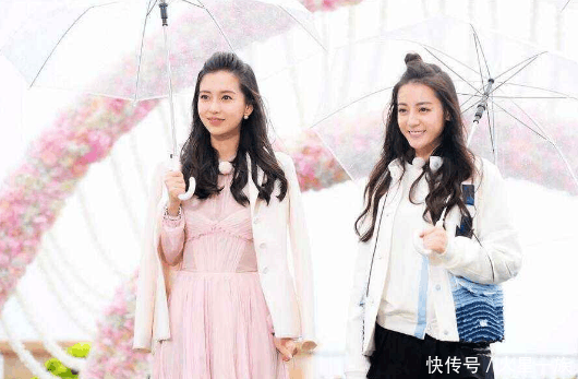 娱乐圈中身高一样, 迪丽热巴和杨颖同台, 网友: