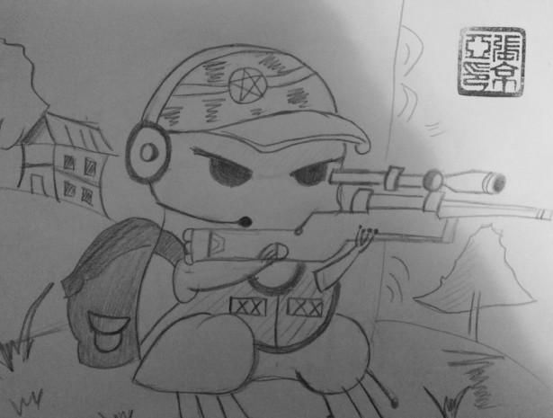 图二:进入游戏之后,蛙儿子经过一番的搜索找到了不少的装备,一把ump9